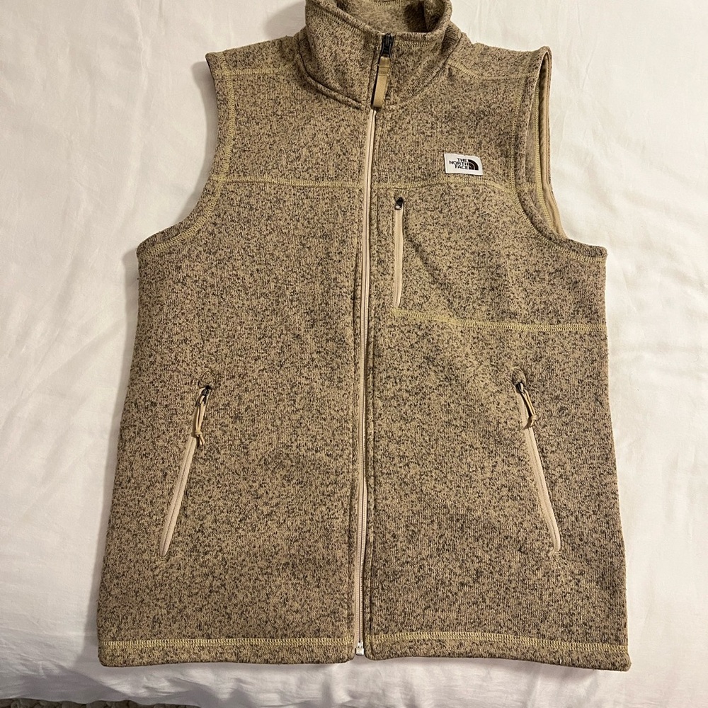 The North Face Tan Fleece Vest